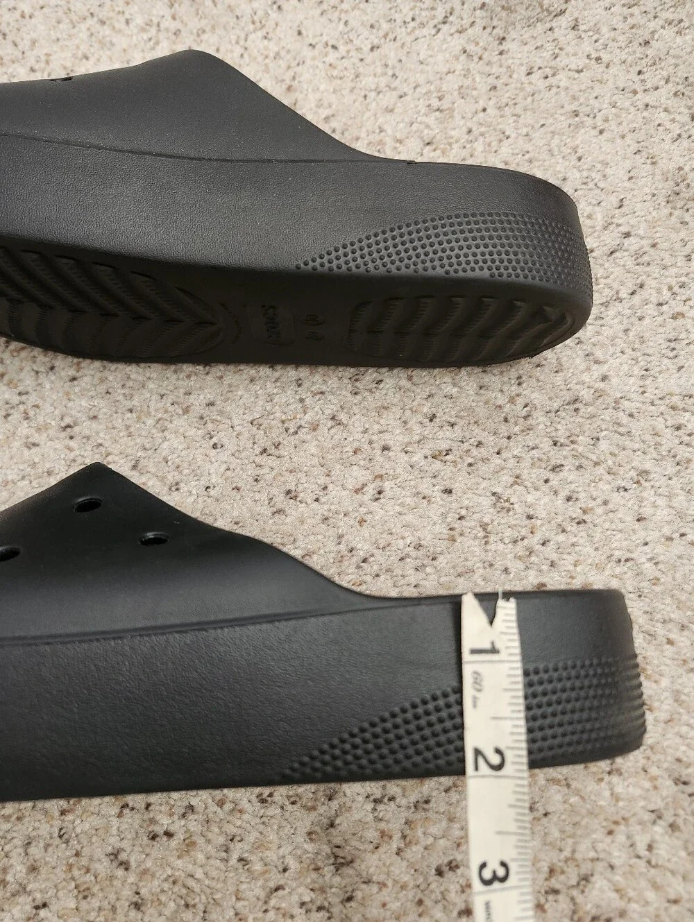 Crocs Classic Platform Black Slide